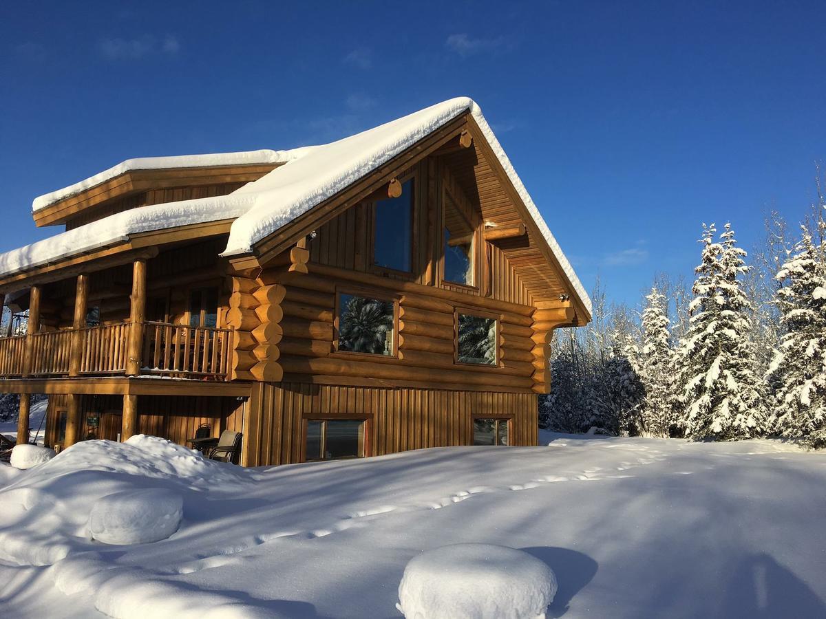 Sawing Logzz Cabin Copper Center Buitenkant foto